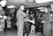 Ribbon cutting ceremony, 1990